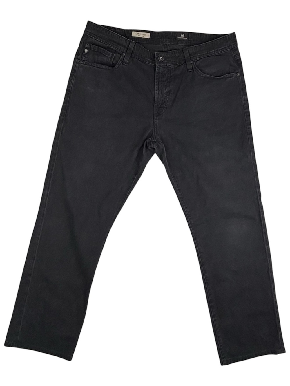 AG Adriano Goldschmied Pants Mens 33X32 (35X30) Black The Graduate Tailored Leg